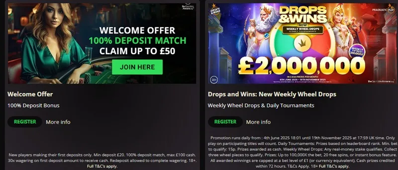 Ivy casino - promotions