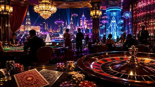 Fictional casino interiors